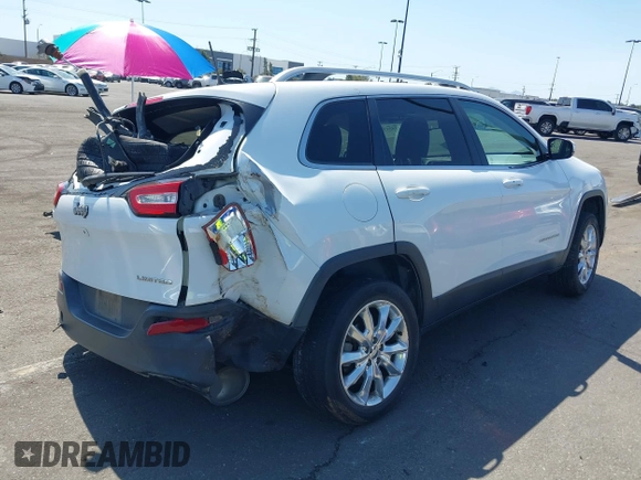 2016 Jeep Cherokee High Altitude with VIN 1C4PJLDB0GW249558, listed as a IAAI auction lot 41851549 with 128,638 mi miles. Bid and sale history available at carsss.com. Image 4.