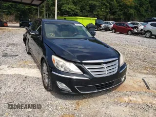 2012 Hyundai Genesis 4.6L with VIN KMHGC4DF3CU205168, listed as a Copart auction lot 65380454 with 175,156 mi miles and Salvage Title. Bid and sale history available at carsss.com. Image 10.
