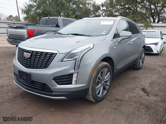 2025 Cadillac XT5 FWD Premium Luxury with VIN 1GYKNCRS6SZ119180, listed as a IAAI auction lot 41436645 with 3,407 mi miles. Bid and sale history available at carsss.com. Image 17.