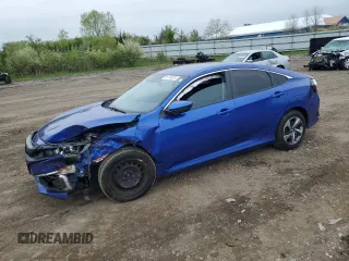 2020 Honda Civic LX z VIN 2HGFC2F66LH526871, wystawiony jako Copart lot #56118025 z przebiegiem 107 964 mil mil oraz Szkoda całkowita • Salvage title. Historia ofert i sprzedaży dostępna na DreamBid. Obrazek 1.