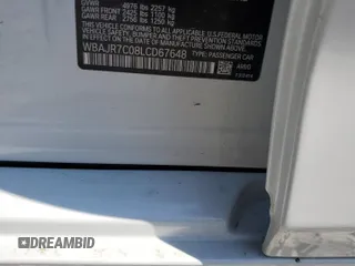 2020 BMW 5 Series 530i xDrive z VIN WBAJR7C08LCD67648, wystawiony jako Copart lot #51497075 z przebiegiem 64 346 mil mil oraz Szkoda całkowita • Salvage title. Historia ofert i sprzedaży dostępna na DreamBid. Obrazek 14.