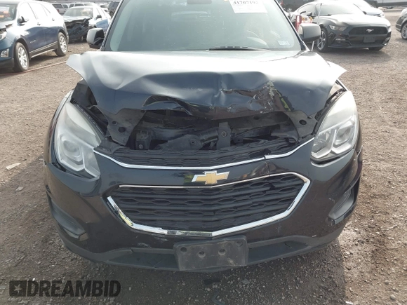2016 Chevrolet Equinox LS with VIN 2GNALBEKXG1143996, listed as a IAAI auction lot 41707193 with 113,287 mi miles and . Bid and sale history available at carsss.com. Image 6.