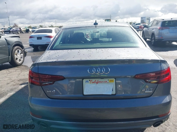 2018 Audi A4 Premium with VIN WAUKMAF45JA158842, listed as a IAAI auction lot 41794952 with 25,563 mi miles. Bid and sale history available at carsss.com. Image 16.