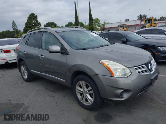 2012 Nissan Rogue SL with VIN JN8AS5MT5CW612930, listed as a IAAI auction lot 42105358 with 126,638 mi miles and . Bid and sale history available at DreamBid. Image 1.