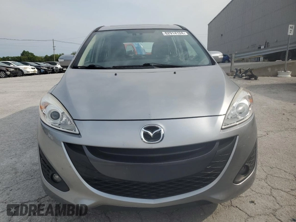 2014 Mazda 5 Grand Touring with VIN JM1CW2DL1E0165803, listed as a Copart auction lot 62914124 with 71,127 mi miles and Salvage Title. Bid and sale history available at DreamBid. Image 5.