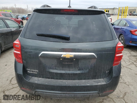 2017 Chevrolet Equinox LT with VIN 2GNALCEK0H1578808, listed as a Copart auction lot 46187145 with 102,622 mi miles and Salvage Title. Bid and sale history available at carsss.com. Image 6.