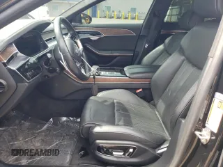 2021 Audi A8 with VIN WAU8DAF80MN027280, listed as a Copart auction lot 50757015 with 47,181 mi miles and Salvage Title. Bid and sale history available at carsss.com. Image 7.