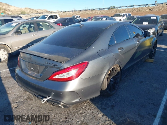 2016 Mercedes-Benz CLS 63 S AMG with VIN WDDLJ7GB4GA179521, listed as a IAAI auction lot 41651130 with 98,036 mi miles and . Bid and sale history available at DreamBid. Image 4.
