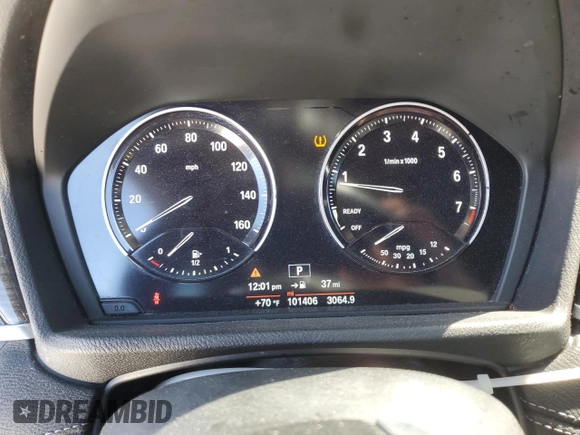 2018 BMW X2 sDrive28i with VIN WBXYJ3C33JEB38083, listed as a Copart auction lot 47923995 with 101,406 mi miles and Salvage Title. Bid and sale history available at carsss.com. Image 9.