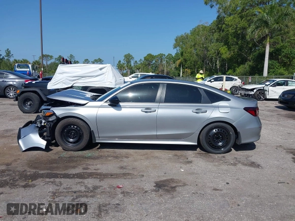 2025 Honda Civic Sport with VIN 2HGFE2F57SH522960, listed as a IAAI auction lot 42016973 with 3,689 mi miles and . Bid and sale history available at DreamBid. Image 14.