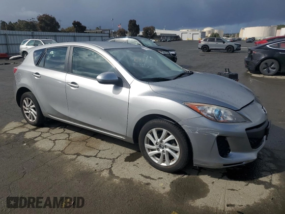 2013 Mazda 3 i Touring with VIN JM1BL1LP1D1825009, listed as a Copart auction lot 49516265 with 96,828 mi miles and Salvage Title. Bid and sale history available at carsss.com. Image 4.