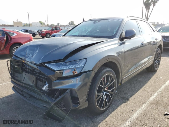 2022 Audi Q8 Premium Plus with VIN WA1EVBF11ND027575, listed as a Copart auction lot 54890503 with 11,579 mi miles. Bid and sale history available at carsss.com. Image 1.
