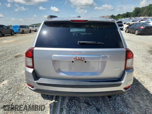 2017 Jeep Compass Latitude с VIN 1C4NJCEB6HD160516, выставлен на аукционе Copart как лот 62906545 с пробегом Не указан миль и Списание • Salvage title. История ставок и продаж доступна на DreamBid. Изображение 6.