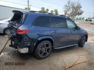 2024 Mercedes-Benz GLS 450 with VIN 4JGFF5KE9RB172345, listed as a Copart auction lot 53769734 with 234 mi miles and Salvage Title. Bid and sale history available at DreamBid. Image 3.