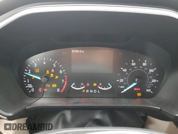 2020 Ford Escape SEL with VIN 1FMCU9H60LUC37837, listed as a Copart auction lot 55043355 with 67,480 mi miles and Non repairable. Bid and sale history available at DreamBid. Image 9.