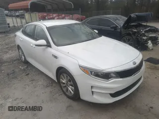 2018 Kia Optima LX with VIN 5XXGT4L38JG272718, listed as a IAAI auction lot 41716428 with 62,000 mi miles. Bid and sale history available at carsss.com. Image 1.