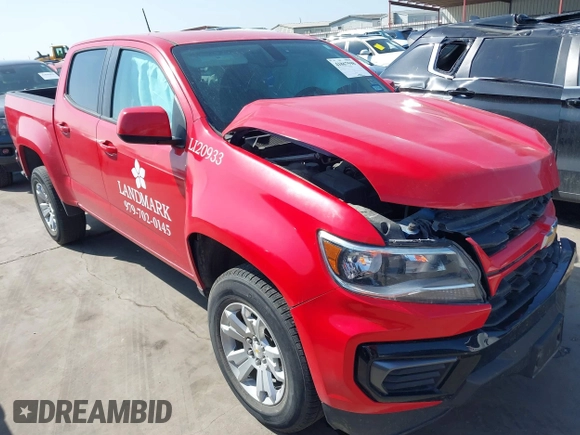 2022 Chevrolet Colorado 2WD LT с VIN 1GCGSCEN8N1108219, выставлен на аукционе IAAI как лот 41867598 с пробегом 74 676 миль миль и . История ставок и продаж доступна на DreamBid. Изображение 1.