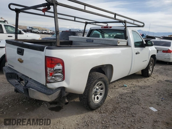 2010 Chevrolet Silverado 1500 Work Truck with VIN 1GCPCPEX5AZ282329, listed as a Copart auction lot 47871595 with 200,012 mi miles and Salvage Title. Bid and sale history available at DreamBid. Image 3.