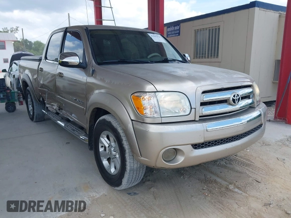 2005 Toyota Tundra SR5 with VIN 5TBET34115S494061, listed as a IAAI auction lot 42307970 with 218,034 mi miles and . Bid and sale history available at DreamBid. Image 1.
