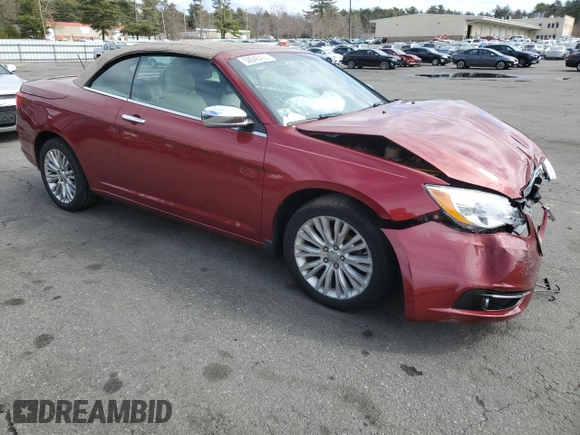 2011 Chrysler 200 Limited with VIN 1C3BC7EG1BN539686, listed as a Copart auction lot 50046405 with 79,942 mi miles and Non Repairable. Bid and sale history available at DreamBid. Image 4.