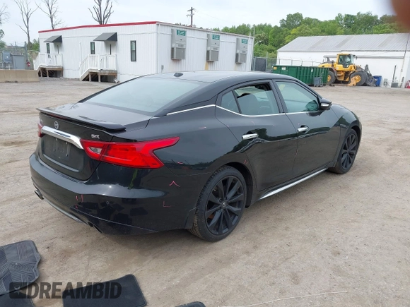 2017 Nissan Maxima SV with VIN 1N4AA6AP6HC411922, listed as a IAAI auction lot 42254493 with 100,331 mi miles and . Bid and sale history available at DreamBid. Image 4.
