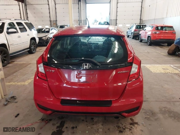 2018 Honda Fit Sport with VIN 3HGGK5H62JM705249, listed as a IAAI auction lot 41225411 with 26,612 mi miles. Bid and sale history available at carsss.com. Image 17.