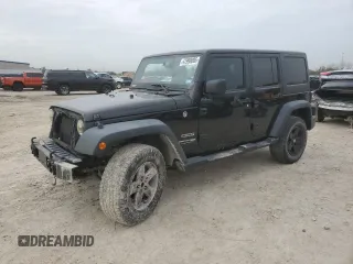 2018 Jeep Wrangler JK Unlimited Sport S with VIN 1C4BJWDG8JL858719, listed as a Copart auction lot 47990085 with 108,754 mi miles and Salvage Title. Bid and sale history available at carsss.com. Image 1.