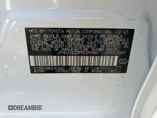 2023 Lexus IS with VIN JTHGZ1E20P5029384, listed as a Copart auction lot 85052594 with 0 mi miles and Salvage Title. Bid and sale history available at carsss.com. Image 14.