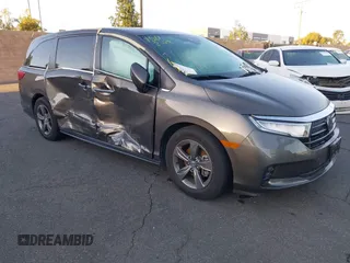2022 Honda Odyssey EX with VIN 5FNRL6H51NB003886, listed as a IAAI auction lot 41542525 with 68,031 mi miles and . Bid and sale history available at DreamBid. Image 1.