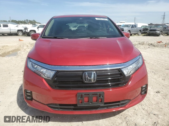 2023 Honda Odyssey Touring with VIN 5FNRL6H85PB014600, listed as a Copart auction lot 49861005 with Not Provided miles and Non Repairable. Bid and sale history available at DreamBid. Image 5.