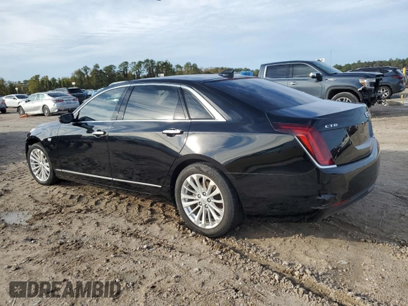2018 Cadillac CT6 RWD with VIN 1G6KA5RX4JU113613, listed as a Copart auction lot 83983134 with 112,787 mi miles and Salvage Title. Bid and sale history available at DreamBid. Image 2.