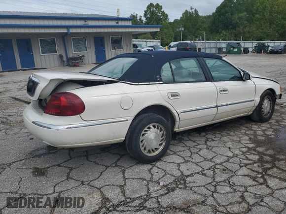 1998 Lincoln Continental with VIN 1LNFM97V8WY676657, listed as a Copart auction lot 73322134 with 0 mi miles and Salvage Title. Bid and sale history available at carsss.com. Image 3.