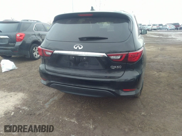 2019 Infiniti QX60 LUXE with VIN 5N1DL0MN0KC549550, listed as a IAAI auction lot 41622372 with 67,263 mi miles. Bid and sale history available at carsss.com. Image 16.