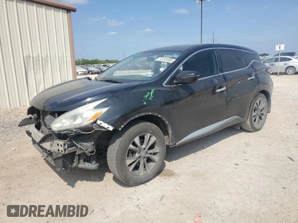 2017 Nissan Murano S z VIN 5N1AZ2MG9HN148560, wystawiony jako Copart lot #53243085 z przebiegiem 85 242 mil mil oraz Szkoda całkowita • Salvage title. Historia ofert i sprzedaży dostępna na DreamBid. Obrazek 1.