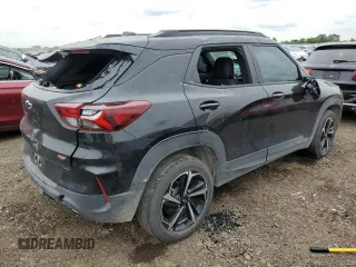 2023 Chevrolet TrailBlazer RS with VIN KL79MUSL3PB183092, listed as a Copart auction lot 61285164 with 27,006 mi miles and Salvage Title. Bid and sale history available at DreamBid. Image 3.