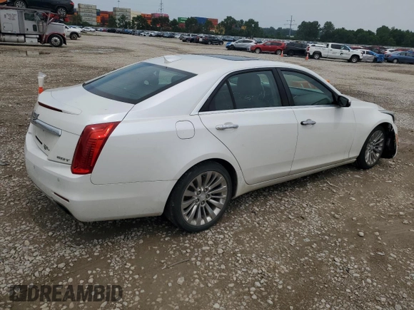 2015 Cadillac CTS Luxury AWD with VIN 1G6AX5SX8F0129784, listed as a Copart auction lot 64955525 with 122,995 mi miles and Clean title. Bid and sale history available at DreamBid. Image 3.