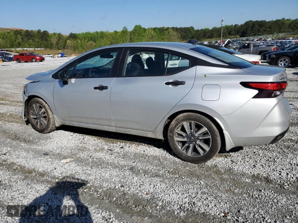 2024 Nissan Versa S with VIN 3N1CN8DVXRL896202, listed as a Copart auction lot 52783645 with 22,496 mi miles and Salvage Title. Bid and sale history available at DreamBid. Image 2.