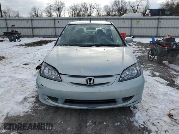 2004 Honda Civic Hybrid with VIN JHMES95624S010524, listed as a Copart auction lot 87261204 with 286,100 mi miles and Salvage Title. Bid and sale history available at carsss.com. Image 5.
