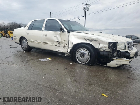 1998 Cadillac DeVille DHS z VIN 1G6KE54Y8WU764383, wystawiony jako Copart lot #43443235 z przebiegiem 169 691 mil mil oraz Szkoda całkowita • Salvage title. Historia ofert i sprzedaży dostępna na DreamBid. Obrazek 4.