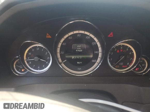 2013 Mercedes-Benz E 350 with VIN WDDKJ5KBXDF200944, listed as a Copart auction lot 58178165 with 97,420 mi miles and Salvage title. Bid and sale history available at DreamBid. Image 9.