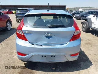 2012 Hyundai Accent SE with VIN KMHCU5AE0CU022050, listed as a IAAI auction lot 41955452 with 140,460 mi miles. Bid and sale history available at carsss.com. Image 16.