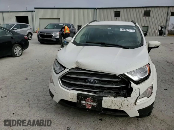 2018 Ford EcoSport SE z VIN MAJ3P1TE0JC189082, wystawiony jako Copart lot #49807575 z przebiegiem 79 865 mil mil oraz Szkoda całkowita • Salvage title. Historia ofert i sprzedaży dostępna na DreamBid. Obrazek 12.