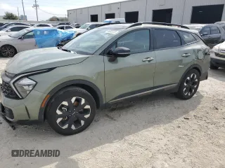 2023 Kia Sportage X-Line with VIN KNDPYDAH3P7110321, listed as a Copart auction lot 44803235 with 48,351 mi miles and Non Repairable. Bid and sale history available at carsss.com. Image 1.