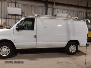 2014 Ford Econoline Cargo Commercial with VIN 1FTNE2EL6EDB13764, listed as a IAAI auction lot 42647684 with 99,876 mi miles and . Bid and sale history available at DreamBid. Image 14.