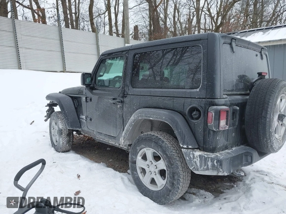 2020 Jeep Wrangler Willys z VIN 1C4GJXAG1LW118348, wystawiony jako IAAI lot #41404125 z przebiegiem 35 325 mil mil oraz . Historia ofert i sprzedaży dostępna na DreamBid. Obrazek 3.
