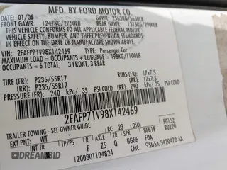 2008 Ford Police Interceptor с VIN 2FAFP71V98X142469, выставлен на аукционе IAAI как лот 42013775 с пробегом 287 577 миль миль и . История ставок и продаж доступна на DreamBid. Изображение 9.