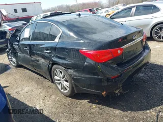 2017 Infiniti Q50 2.0t with VIN JN1CV7ARXHM681506, listed as a IAAI auction lot 41838316 with 98,164 mi miles. Bid and sale history available at carsss.com. Image 3.