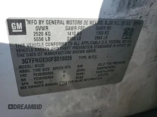 2015 Cadillac SRX Premium Collection with VIN 3GYFNGE30FS519035, listed as a Copart auction lot 47990584 with 159,354 mi miles and Salvage Title. Bid and sale history available at carsss.com. Image 15.
