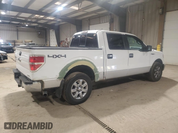 2013 Ford F-150 XL with VIN 1FTFW1EF8DKF24695, listed as a Copart auction lot 48121735 with 157,303 mi miles and Salvage Title. Bid and sale history available at carsss.com. Image 3.