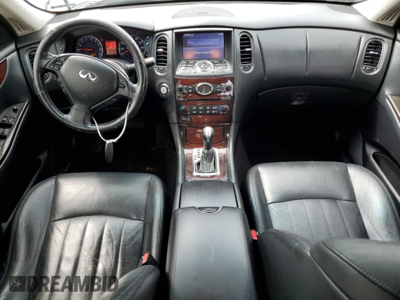 2010 Infiniti EX Journey with VIN JN1AJ0HR3AM755015, listed as a Copart auction lot 60928545 with 127,405 mi miles and Salvage title. Bid and sale history available at DreamBid. Image 8.